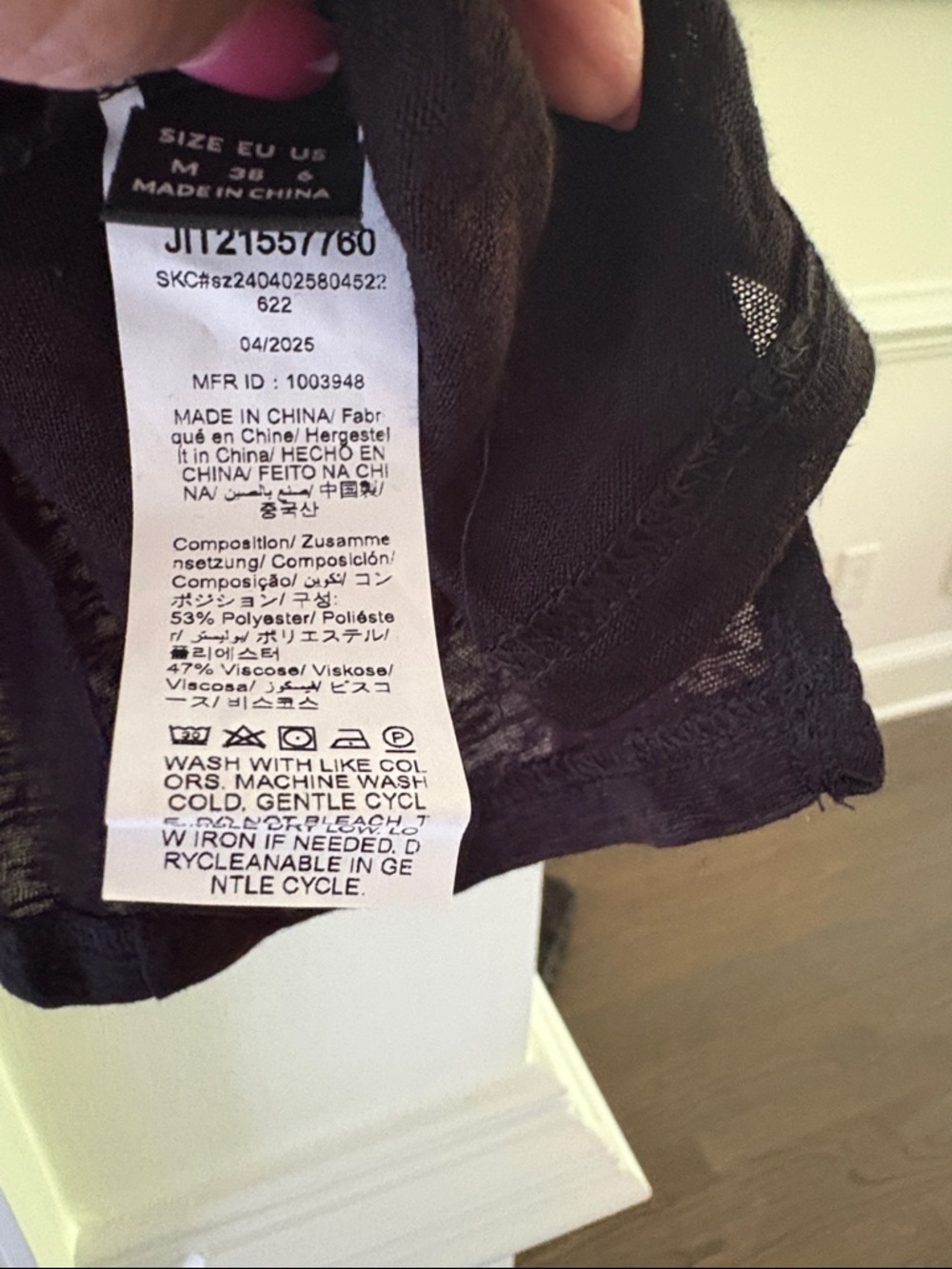 Black Dolman Crewneck T Shirts Casual Solid Loose Oversized Tee Top New M-XL - Picture 6 of 8